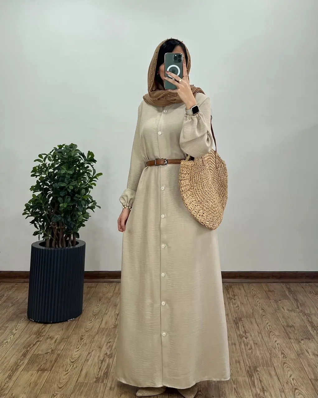 مانتو عبایی بلند بانو